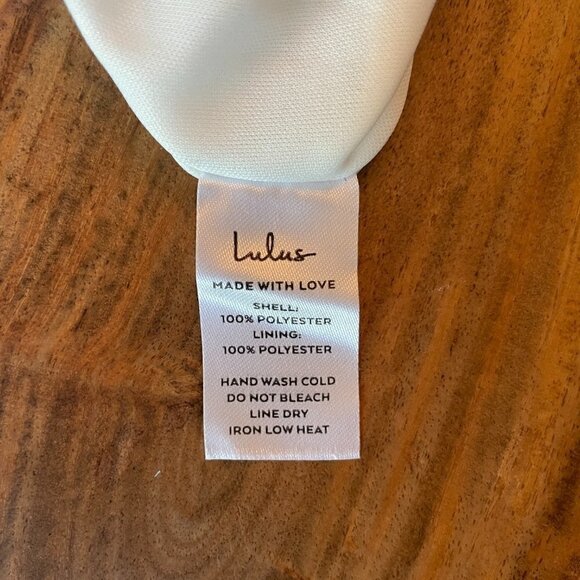 NWT Lulus Charmed and Classy Long Sleeve Polka Dot Dress - Picture 10 of 10